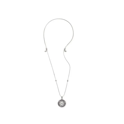 Alex and Ani Number 33 Necklace Expandable, silver-tone chain with circular coin pendant on Tampa Home & Garden Store