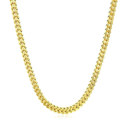 Necklace 3.2mm 14k yellow gold square Franco chain by Bids.com on Tampa Home & Garden Store