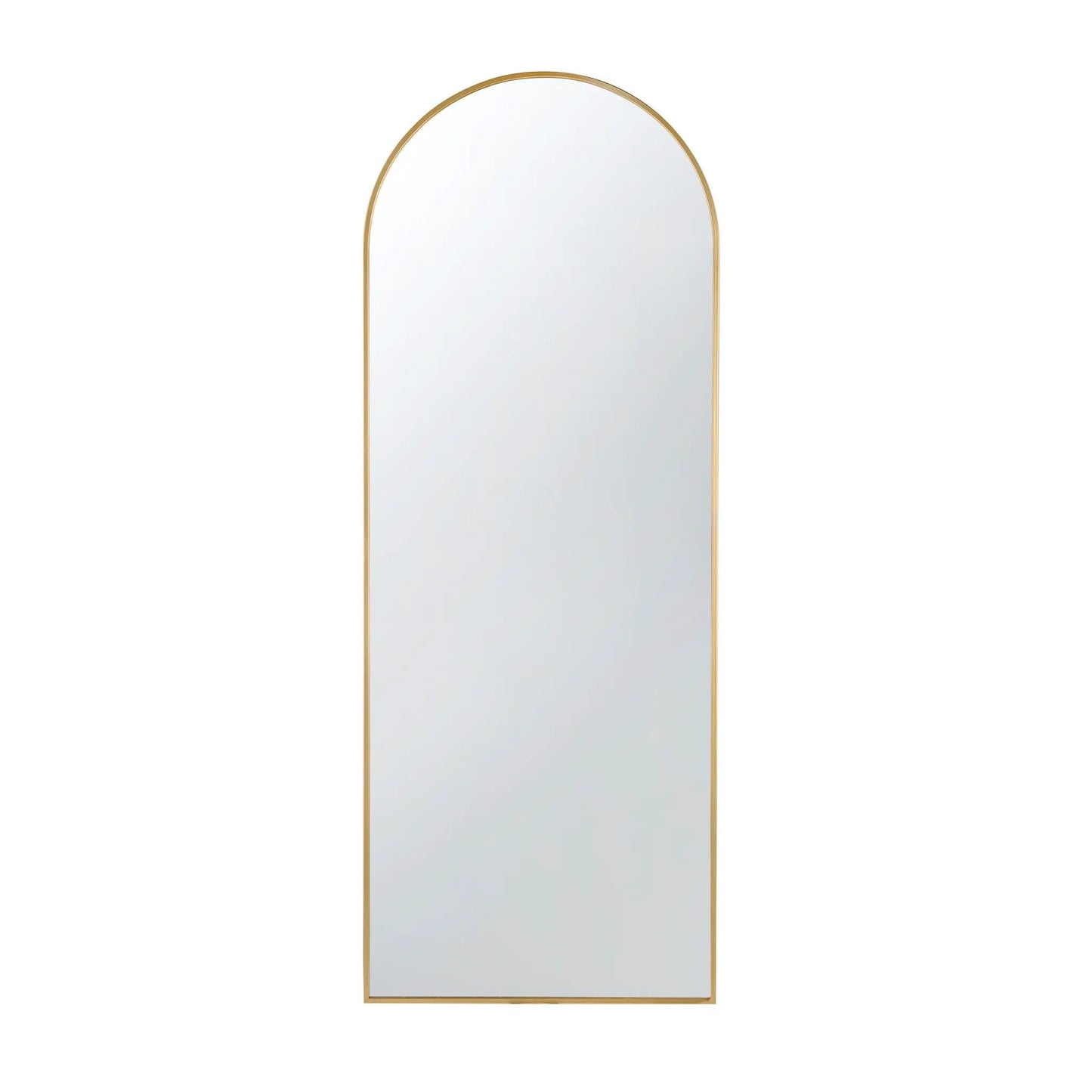 Celine Arch Body Mirror arch-top floor mirror with gold metal frame by Unique Piece Furniture on Tampa Home & Garden Store