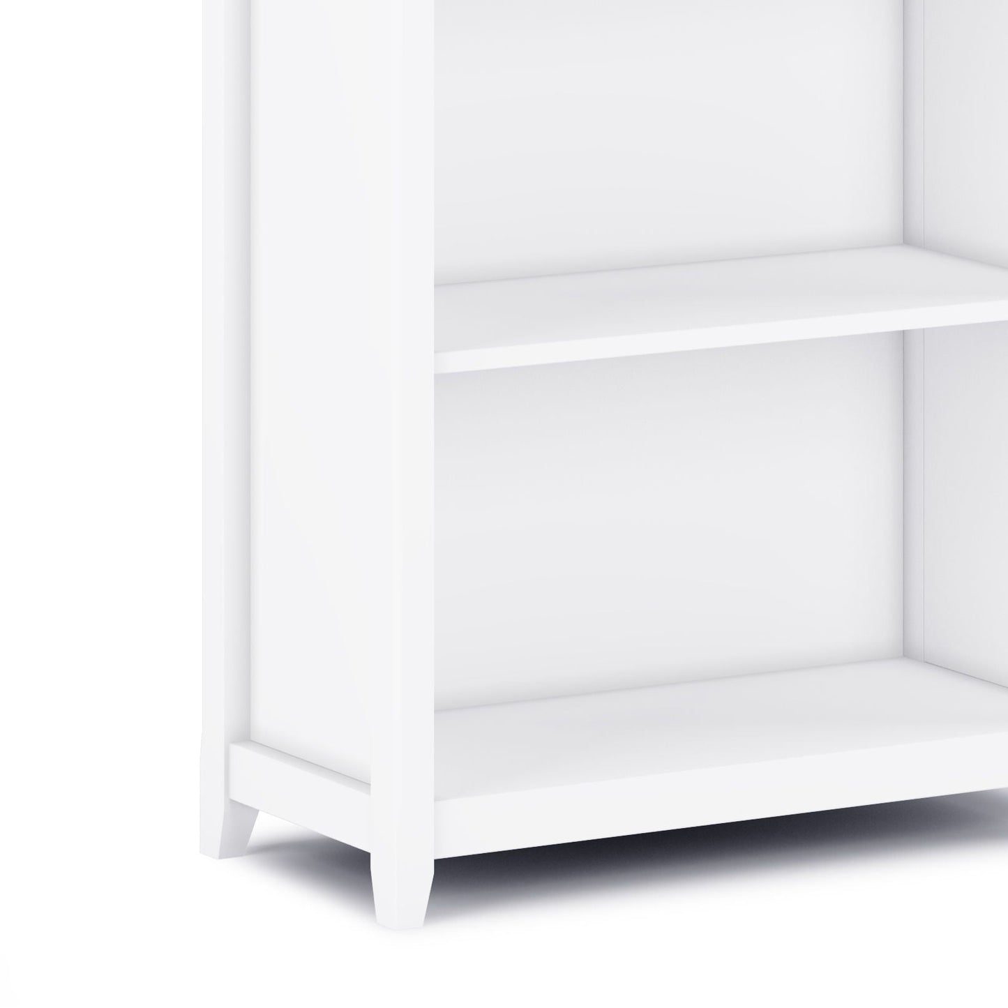 Amherst Five Shelf Bookcase Handcrafted Wood