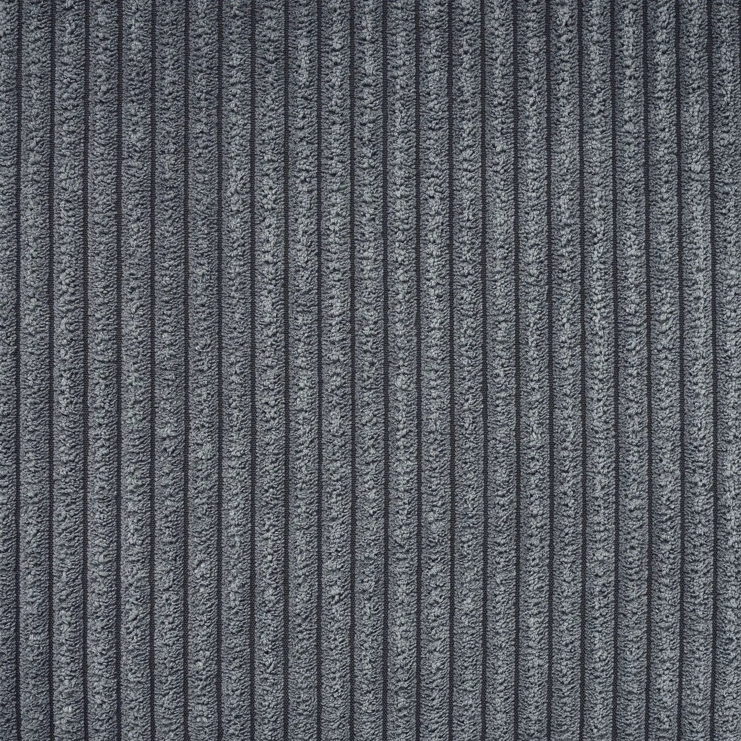 Gray striped carpet closeup with textured loop pile and dark vertical bands on Tampa Home & Garden Store