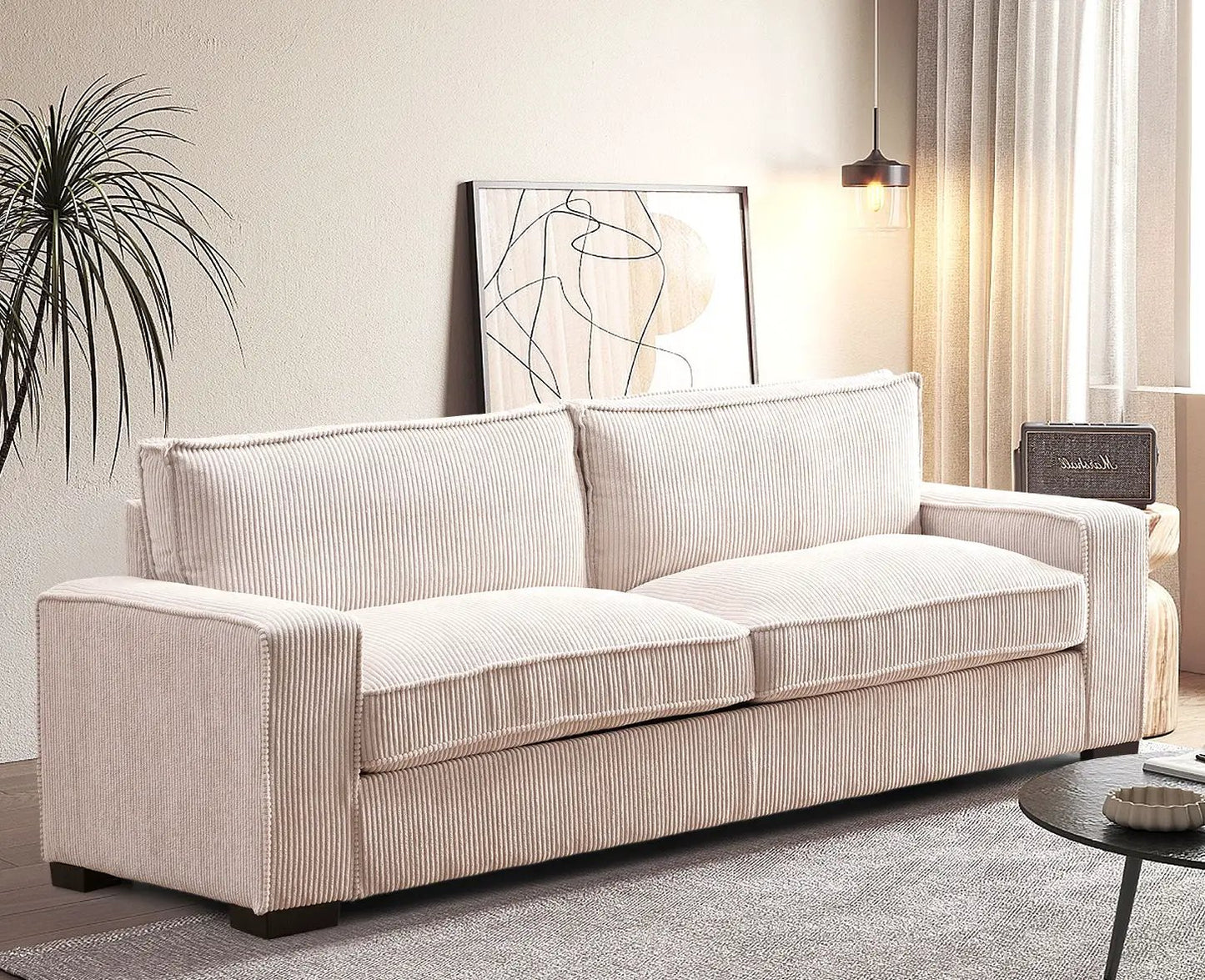 Luxe Sofa With Sleek Design and Spacious Comfort