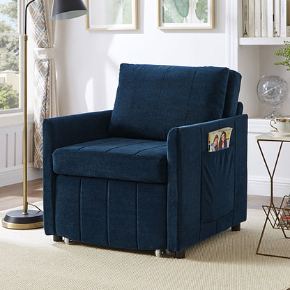 Convertible Sleeper Sofa and Storage Pockets