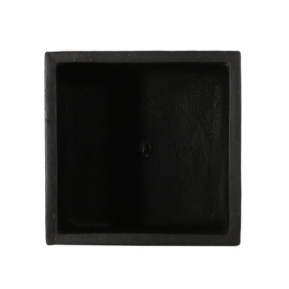 Modern Outdoor Planter by HouseOfZazla in black textured concrete look on Tampa Home & Garden Store