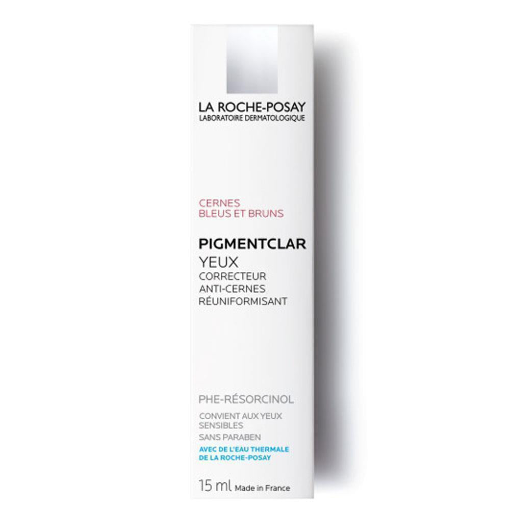 La Roche-Posay Pigmentclar Eye Area Cream box, white packaging with logo and pink text, 15 ml on Tampa Home & Garden Store