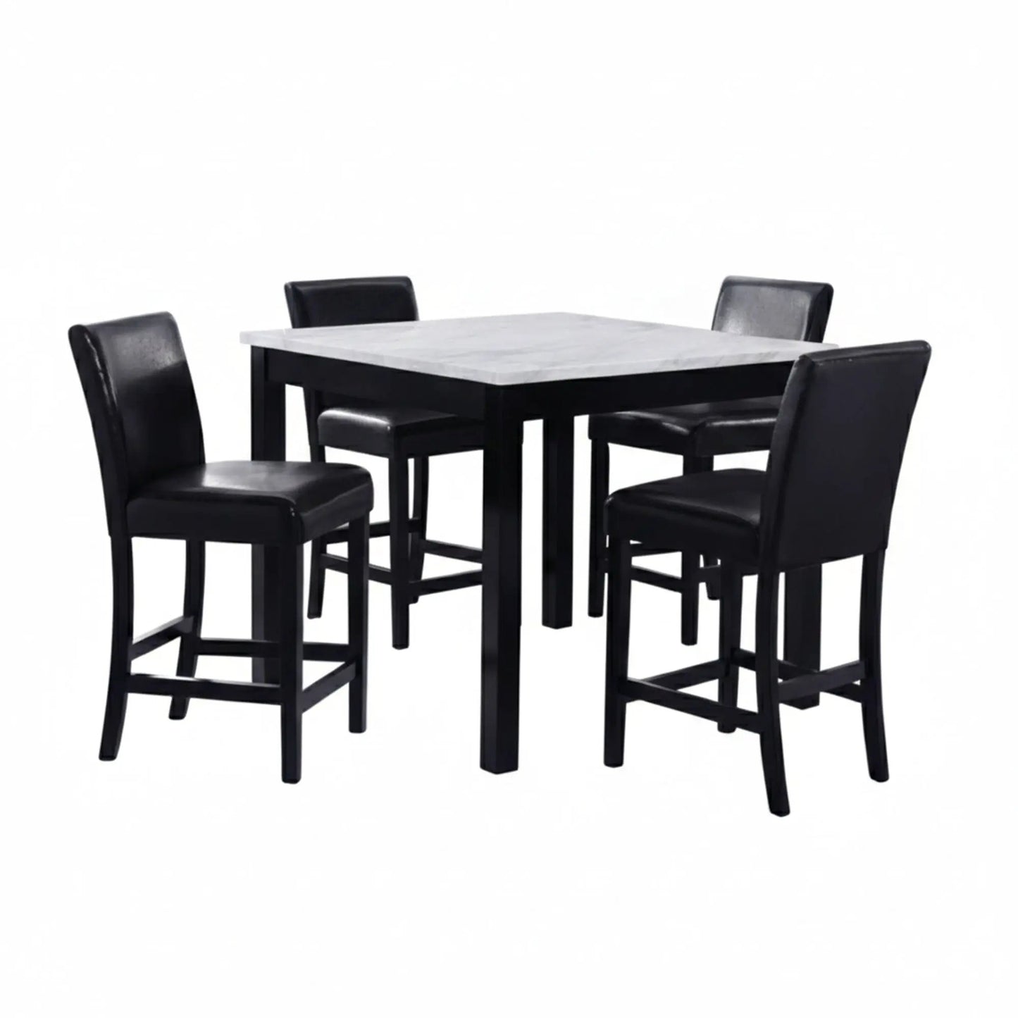 Modern Counter Height 5 Piece Dining Set