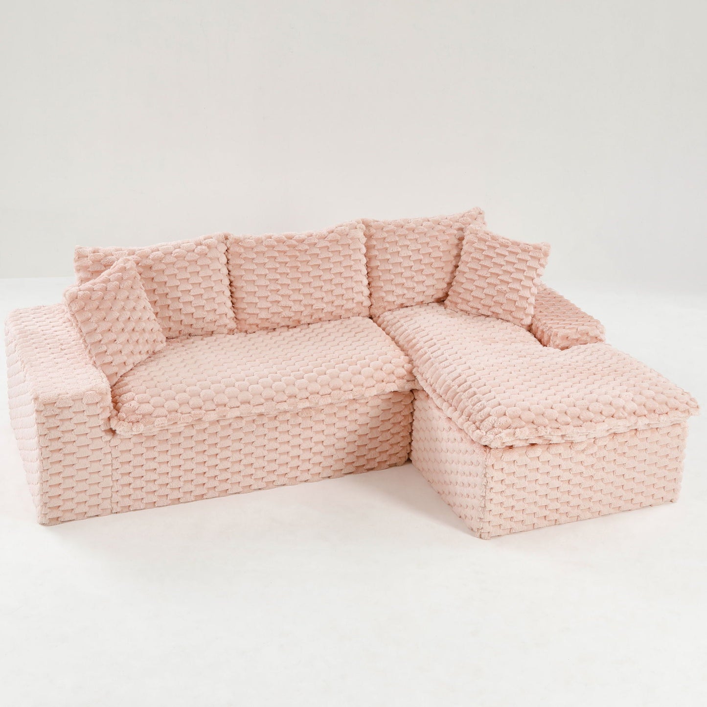 Modular Convertible Sofa and Twin Chaise Lounge
