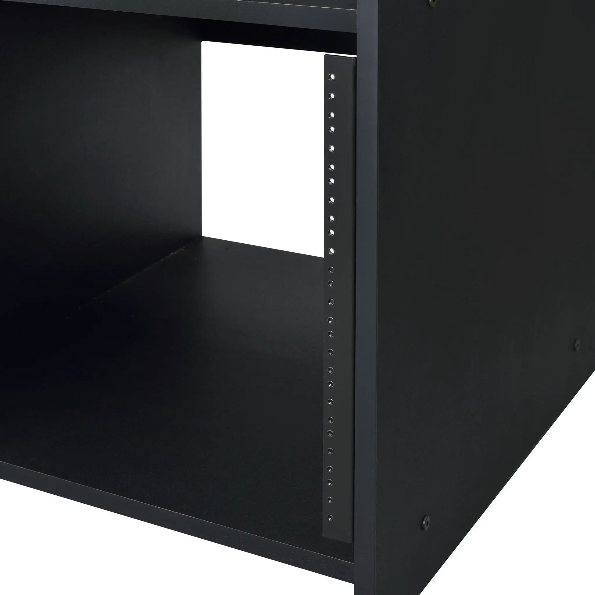 Annette Music Desk Wood black metal work station frame with adjustable rail on Tampa Home & Garden Store