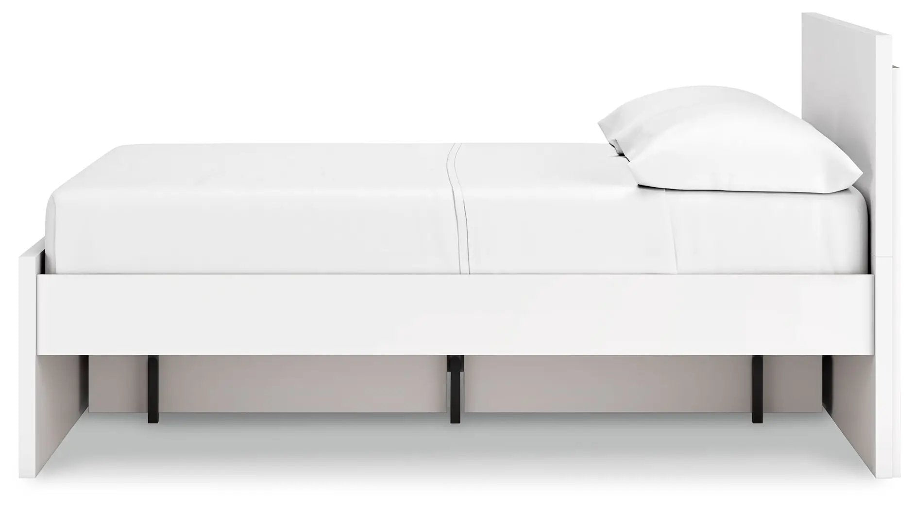 Onita panel platform bed with white finish and storage drawers by Unique Piece Furniture on Tampa Home & Garden Store