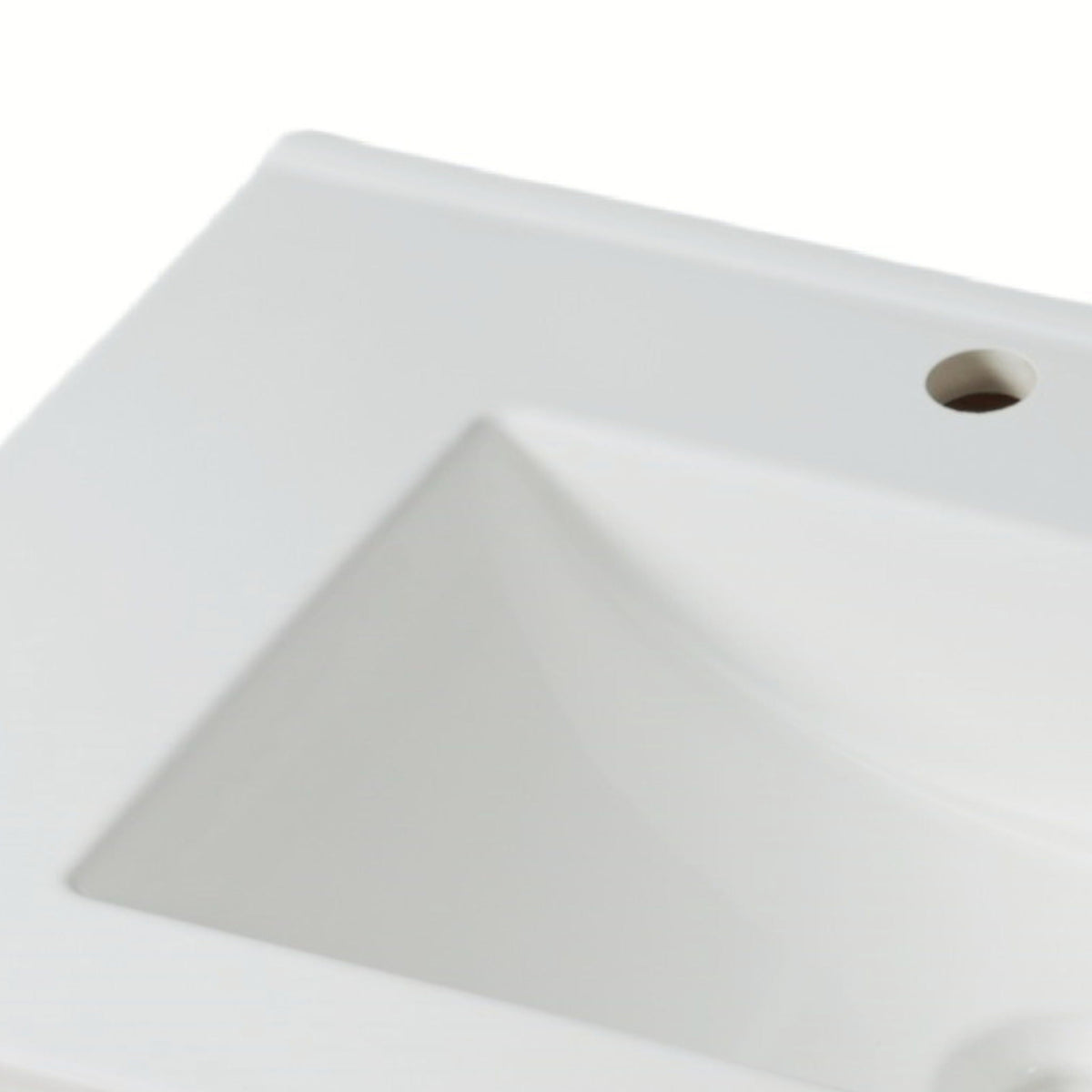 Modern Bathroom Vanity with Ceramic Sink and Blurred Glass Doors by HouseOfZazla on Tampa Home & Garden Store