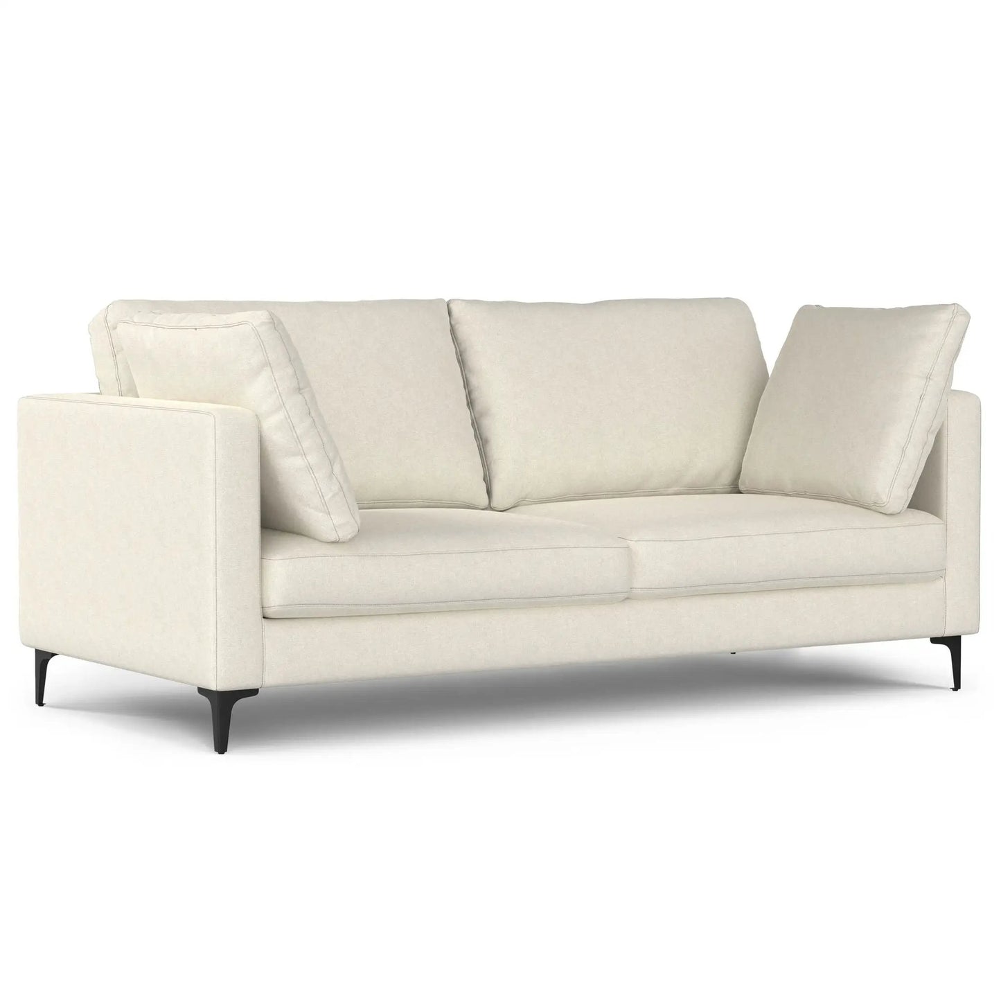 Ava - Mid Century Sofa, Upholstered beige fabric by Unique Piece Furniture on Tampa Home & Garden Store