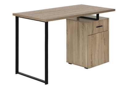 Computer Desk With Left and Right Setup Storage