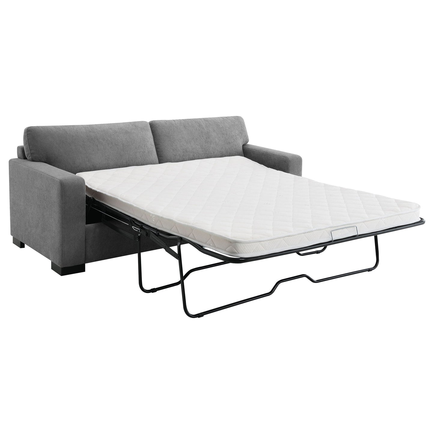 The Gray Queen Sleeper Sofa With Wood Frame