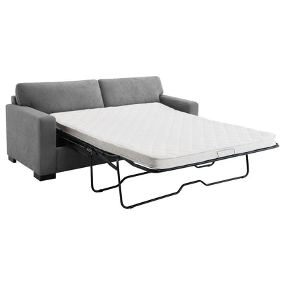The Gray Queen Sleeper Sofa With Wood Frame