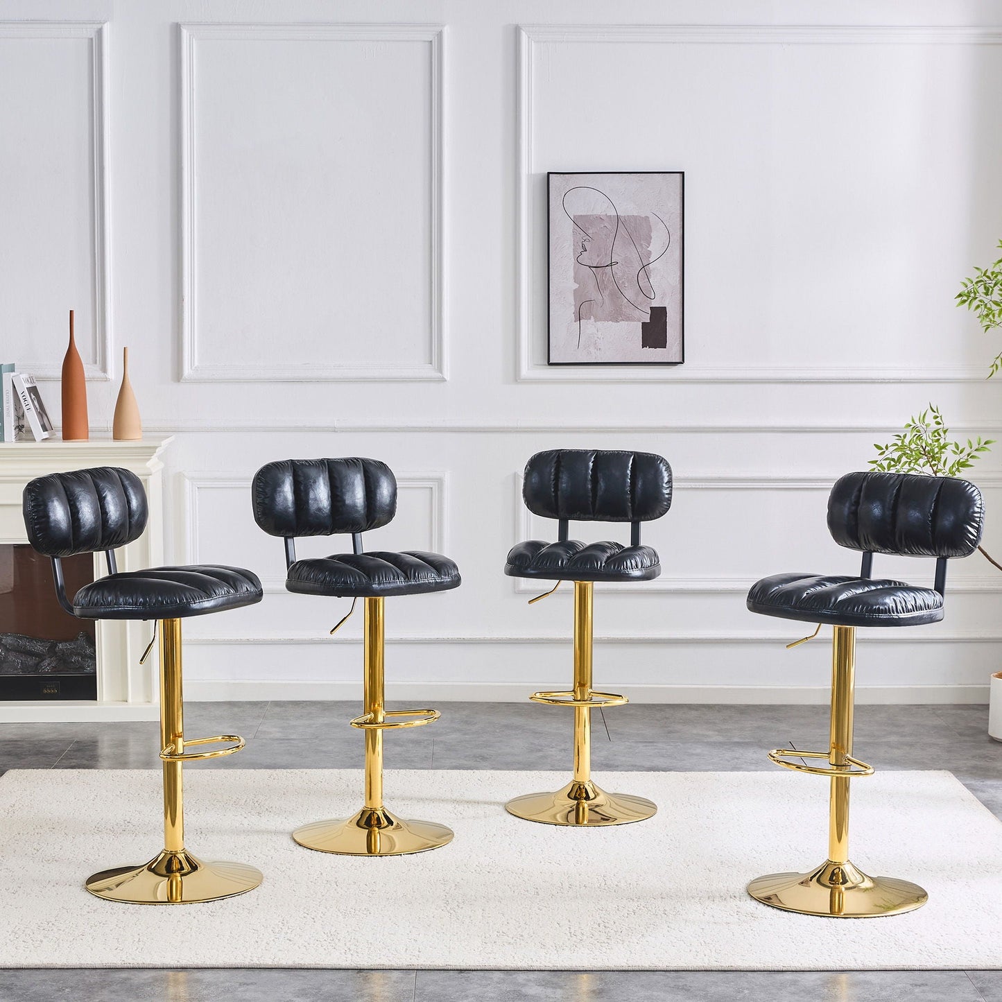 Adjustable Bar Stools For Kitchen Island Set