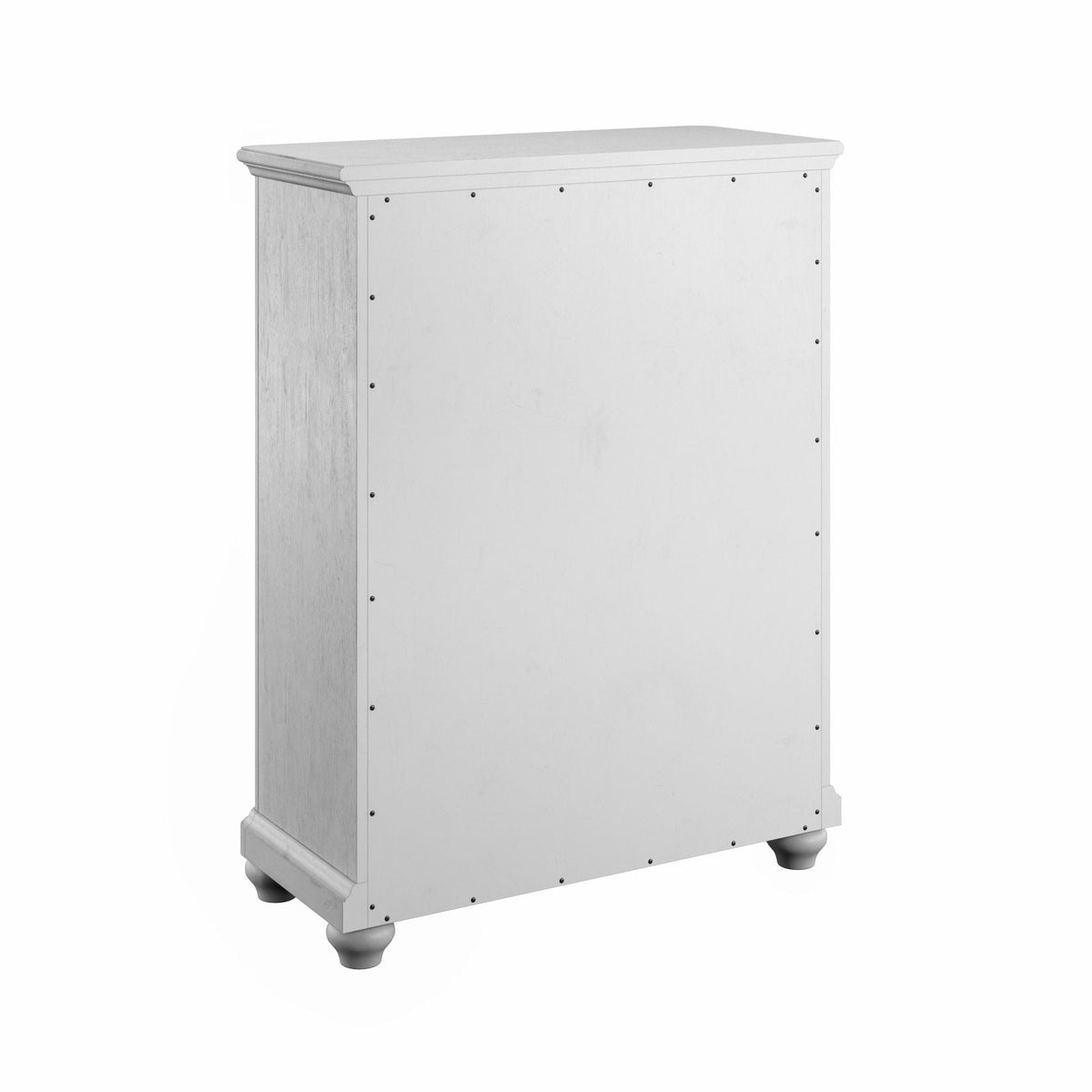 7 Drawer Chest gray with crown molding and bun feet by HouseOfZazla for spacious storage on Tampa Home & Garden Store