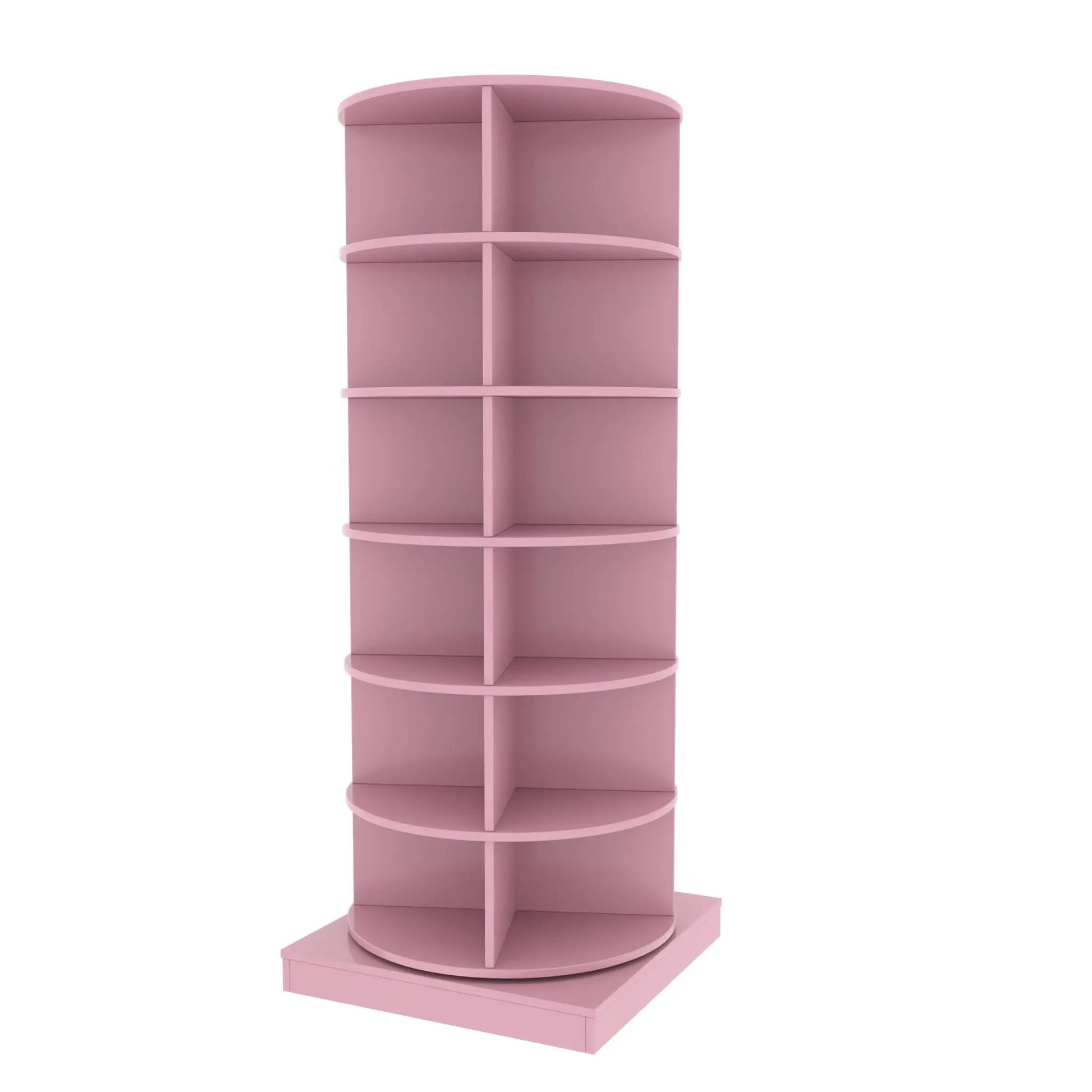 Shoe rack 360 Rotating Shoe Cabinet 6 Layers by Unique Piece Furniture in pink on Tampa Home & Garden Store