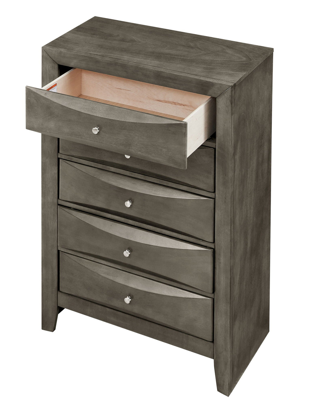 Accent Chest with Molded Resin Drawers in dark gray finish by HouseOfZazla on Tampa Home & Garden Store