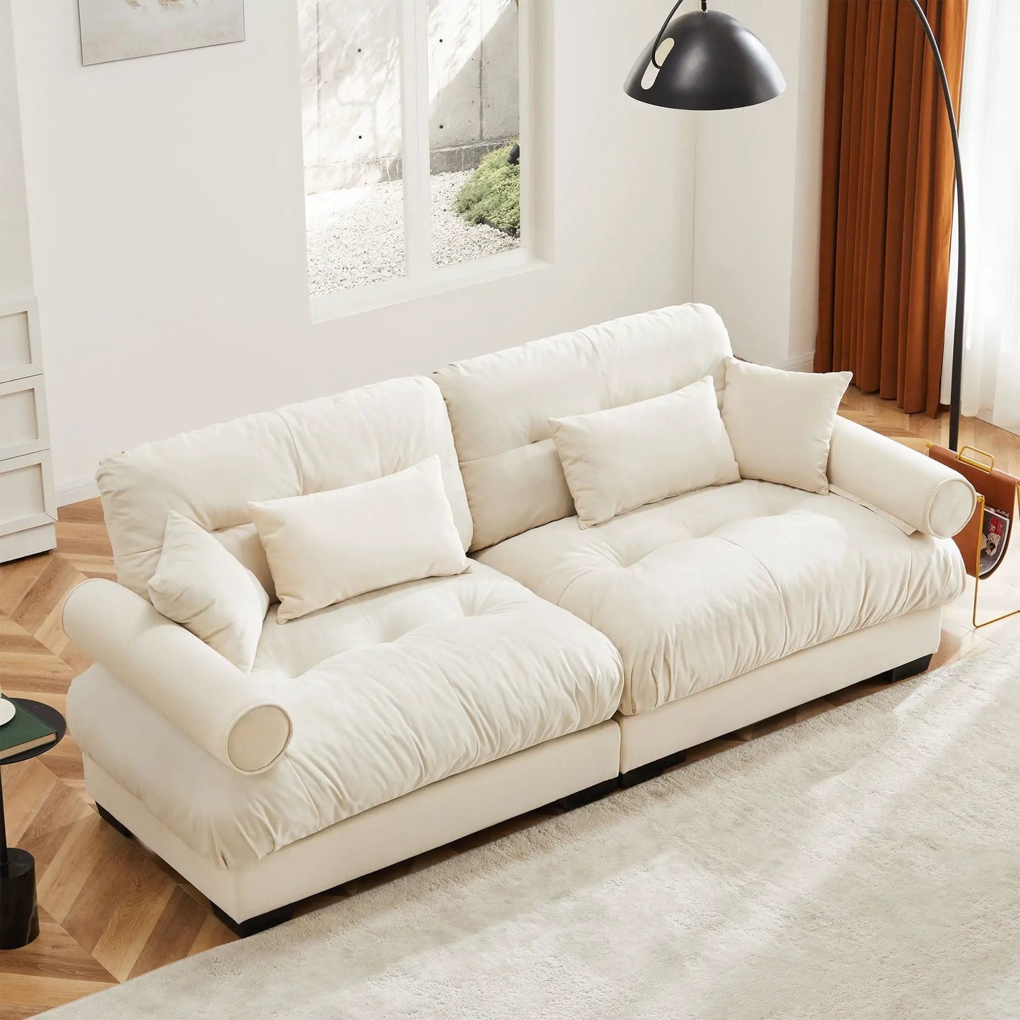 Modern Oversize Sofa With Cloud Like Comfort