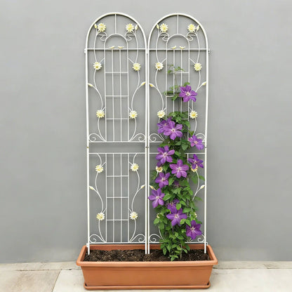 Metal Garden Trellis for Climbing Plants Outdoor