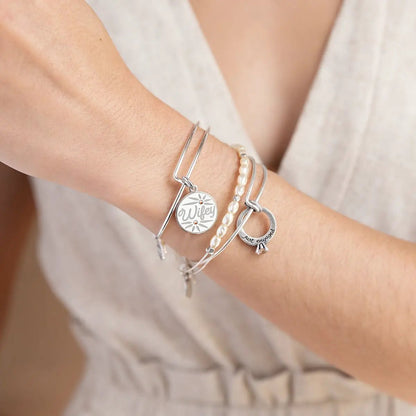 Wifey Charm Bangle For Your Forever Wedding Day