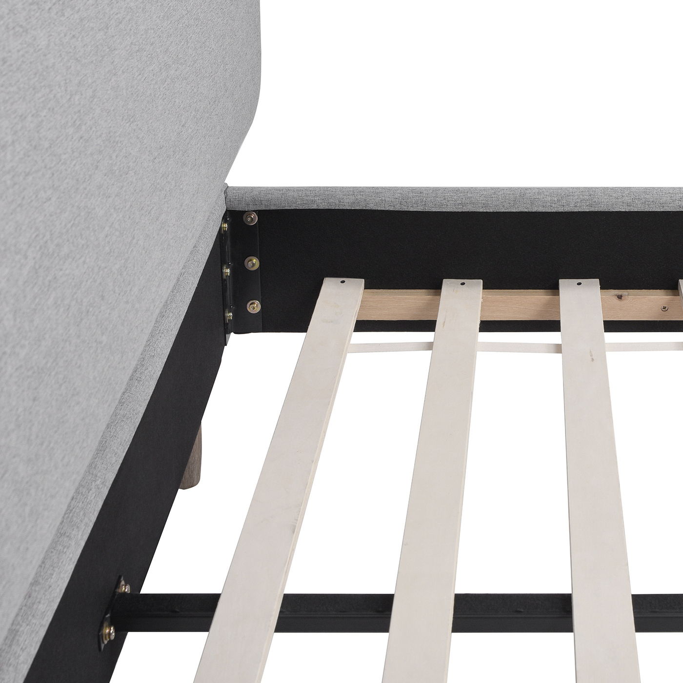 Diego Low Upholstered Platform Bed and Frame
