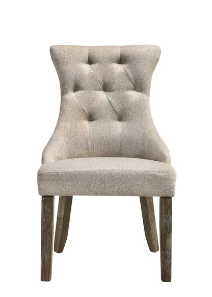 Gabrian Two Tone Reclaimed Side Chair Set of 2