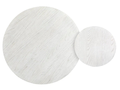 Sunset Cove nesting cocktail tables set of 2 in whitewashed wood grain with casters on Tampa Home & Garden Store