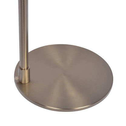 Serene Floor Lamp With Rotary Switch Linen Shade