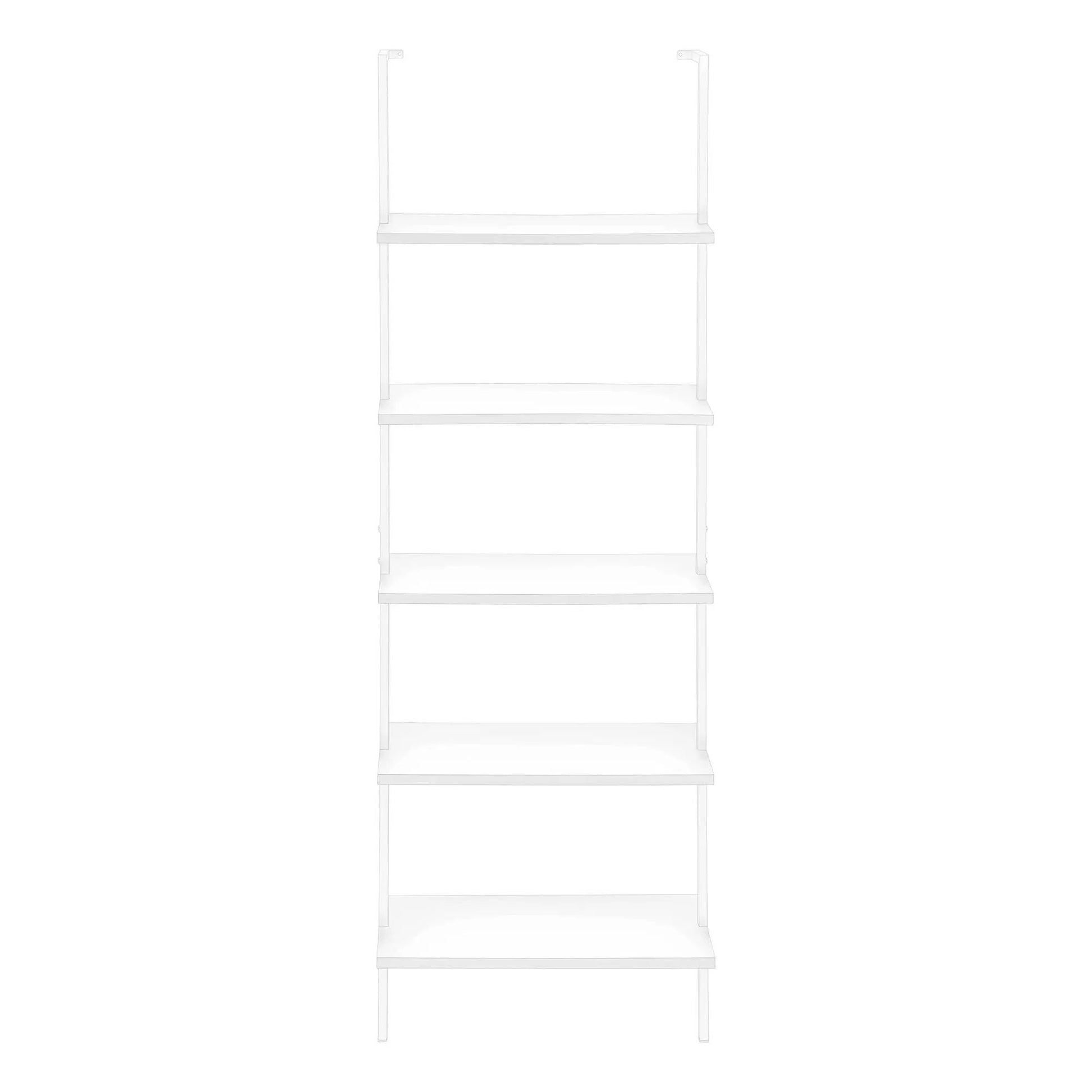 Etagere bookcase ladder 5-tier white finish by Unique Piece Furniture on Tampa Home & Garden Store