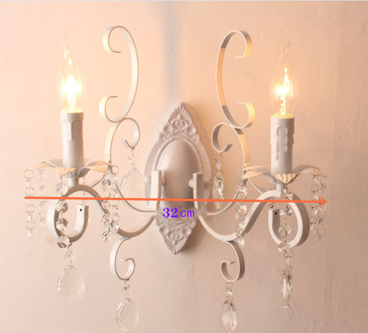 Bedroom Bedside Aisle Crystal Wall Lamp - Tampa Home & Garden Store