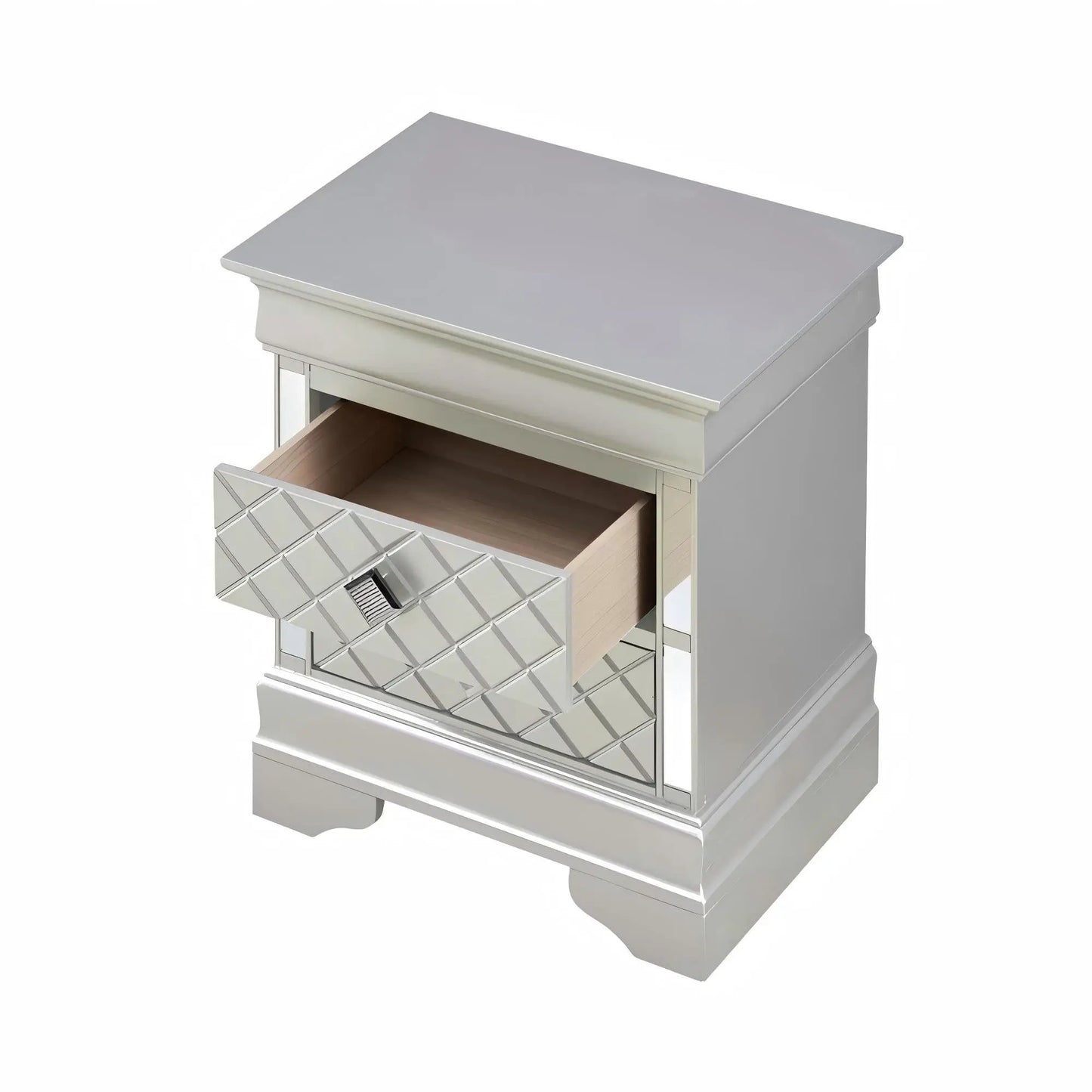 Verona Nightstand with Crystal Drawer Pulls
