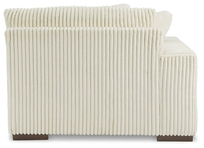 Lindyn Sectional Sofa with Cord Upholstery