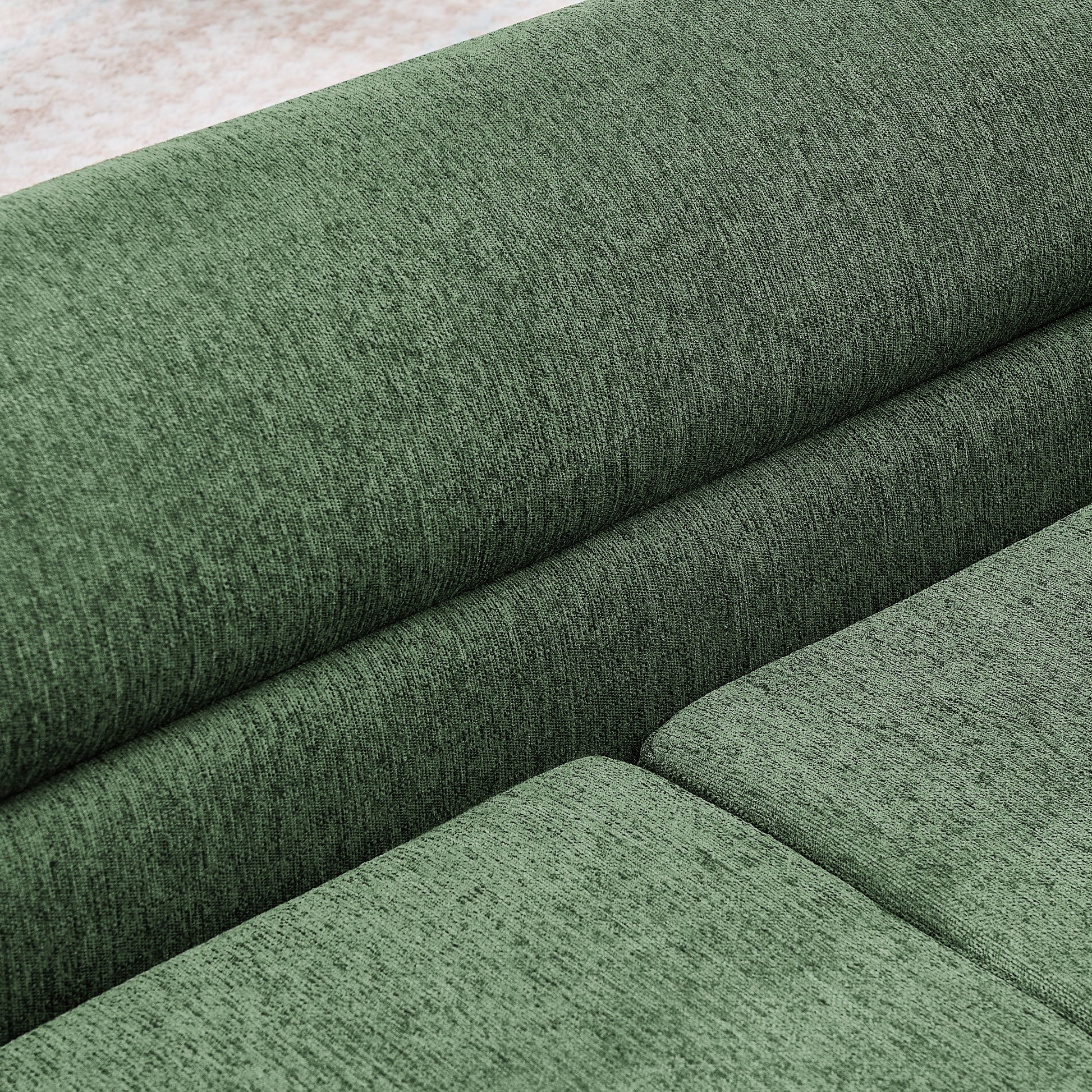 Oversized Pet Sofa green textured fabric upholstery close-up on Tampa Home and Garden Store