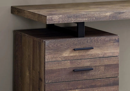 Left or Right Computer Desk with Ample Drawers