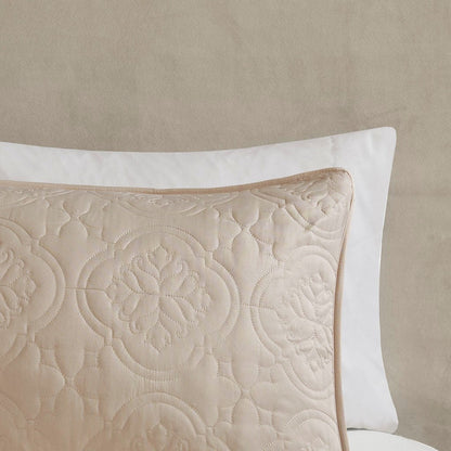3 Piece Reversible Bedspread Set Khaki Full/Queen, quilted bedding by HouseOfZazla on Tampa Home & Garden Store