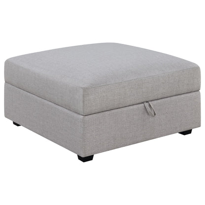 Lafayette modular sectional sofa 2-piece set in light gray textured fabric by HouseOfZazla on Tampa Home & Garden Store
