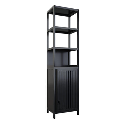 Storage Cabinet with Tall Tower for Bathroom