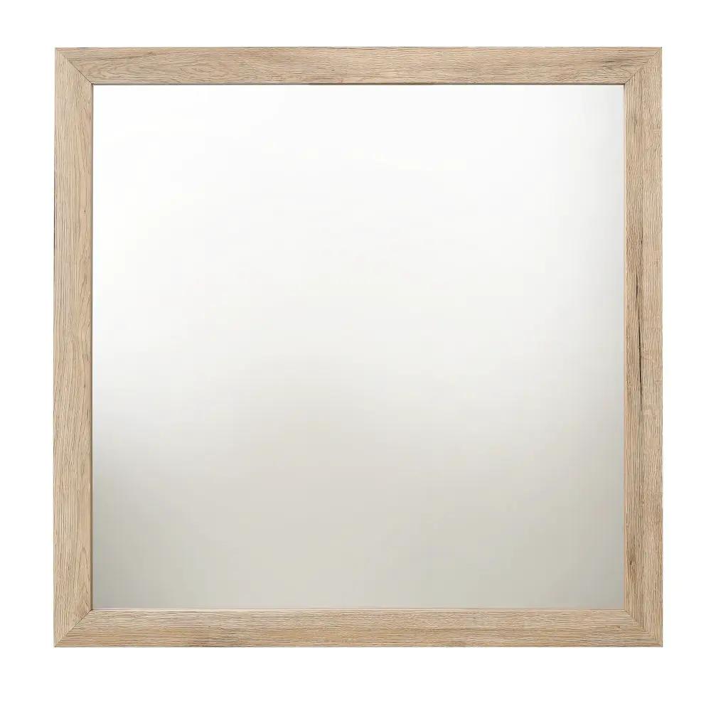Miquell Versatile Orientation Mirror by Unique Piece Furniture in natural oak frame on Tampa Home & Garden Store