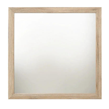 Miquell Versatile Orientation Mirror by Unique Piece Furniture in natural oak frame on Tampa Home & Garden Store