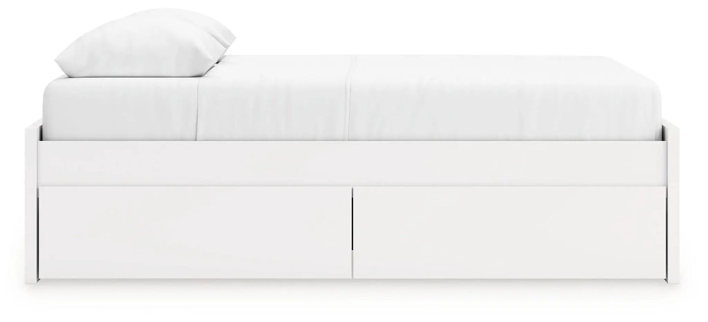Onita Platform Bed white storage bed with two large front drawers Unique Piece Furniture on Tampa Home & Garden Store