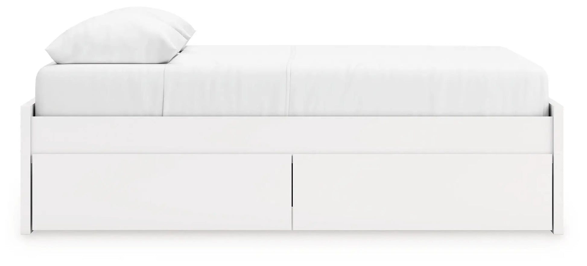 Onita Platform Bed white storage bed with two large front drawers Unique Piece Furniture on Tampa Home & Garden Store