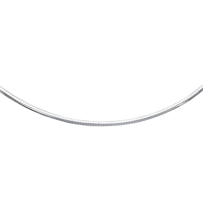 14k white gold omega chain necklace 4 mm by Bids.com on Tampa Home & Garden Store