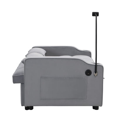 Modern Loveseat Futon Sofa with Pullout Bed