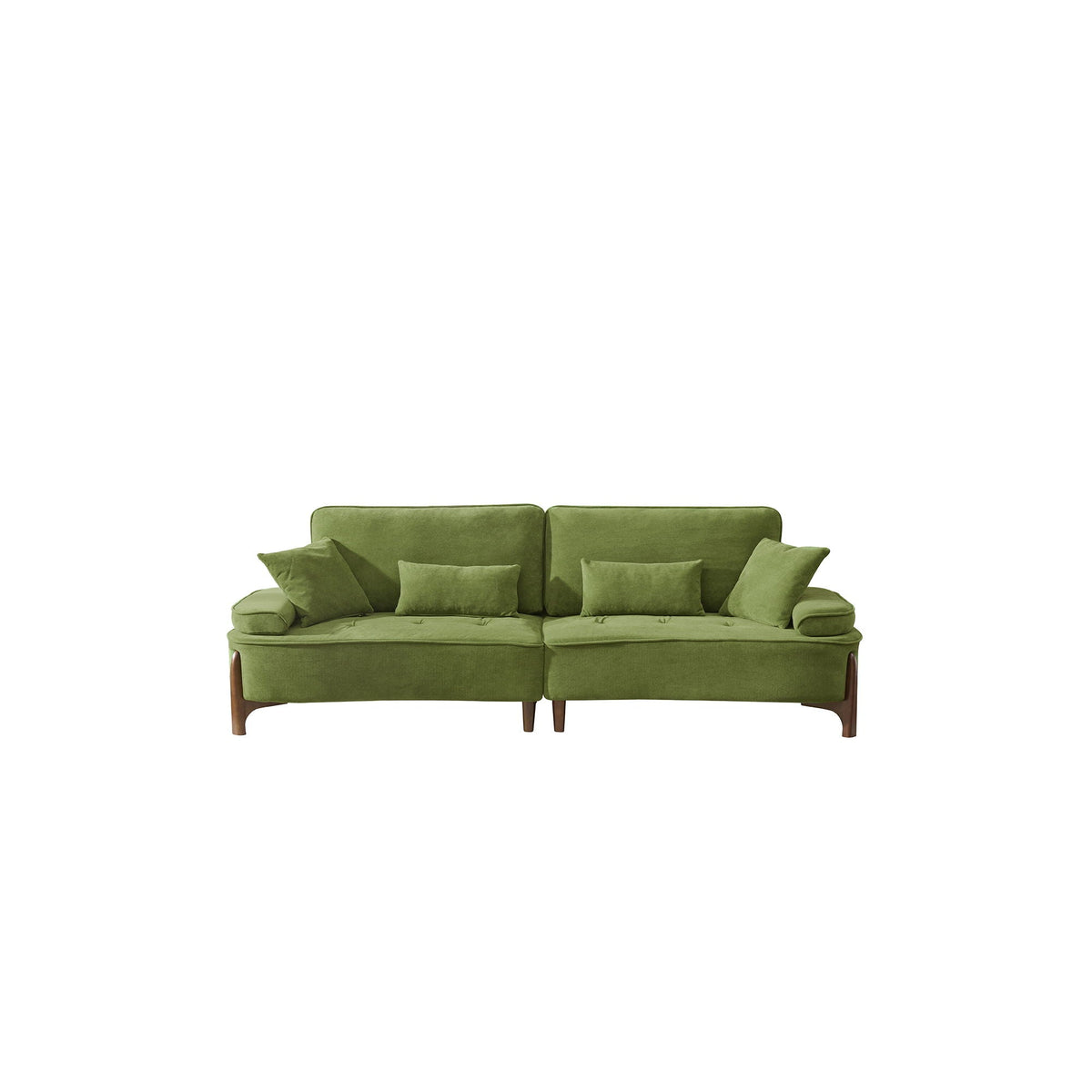 Comfortable Deep Sofa with Cushions and Pillows