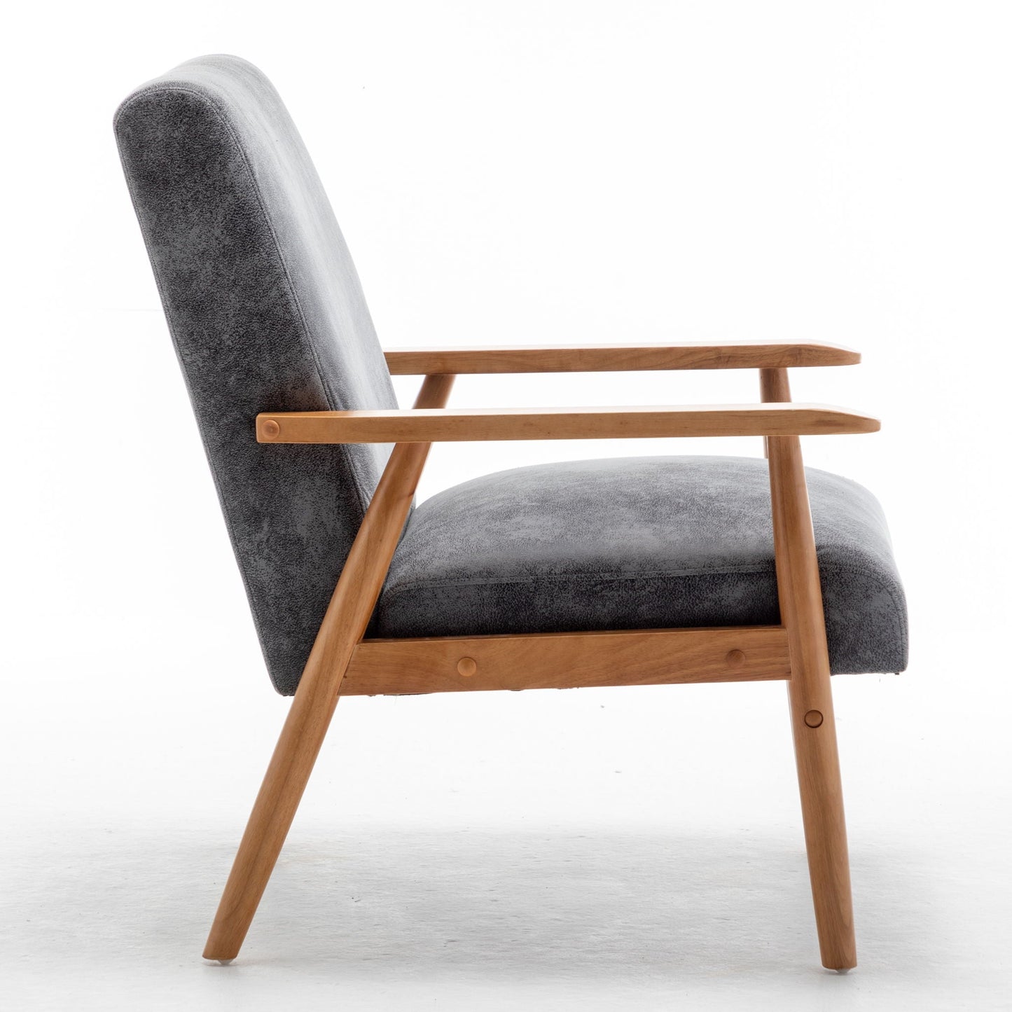 Wide Classic Mid Century Modern Arm Chair