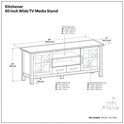 Kitchener and Handcrafted Solid Wood Tv Cabinet