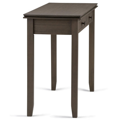Artisan Handcrafted Console Sofa Table, dark brown wood, 2-drawer, Unique Piece Furniture on Tampa Home & Garden Store