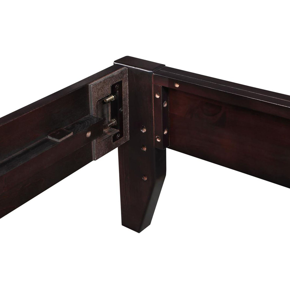 Modern Platform Bed With a Solid Wood Frame