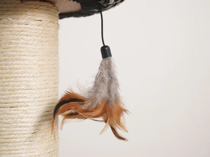 Petpals Ace Handwoven Cat Tree – Boho Chic Style with Natural Paper Rope & Sisal, Multi-Level Design, Eco-Friendly